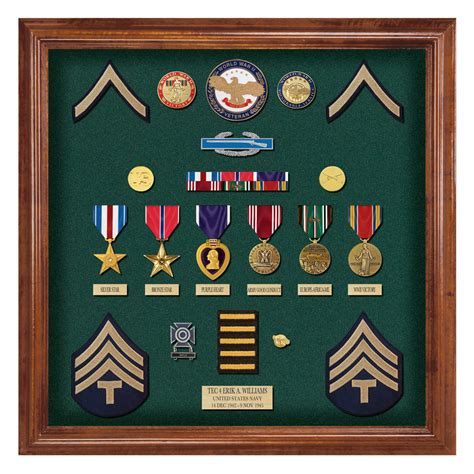 military shadow box rack builder